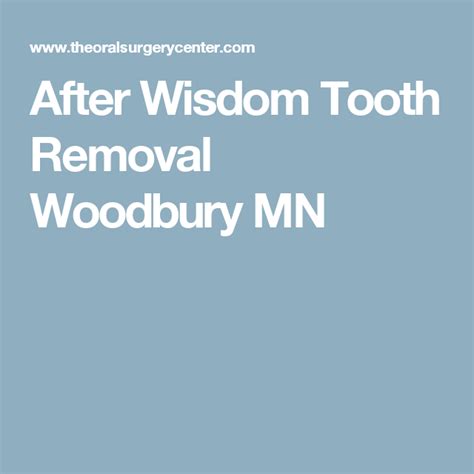 wisdom teeth removal woodbury mn